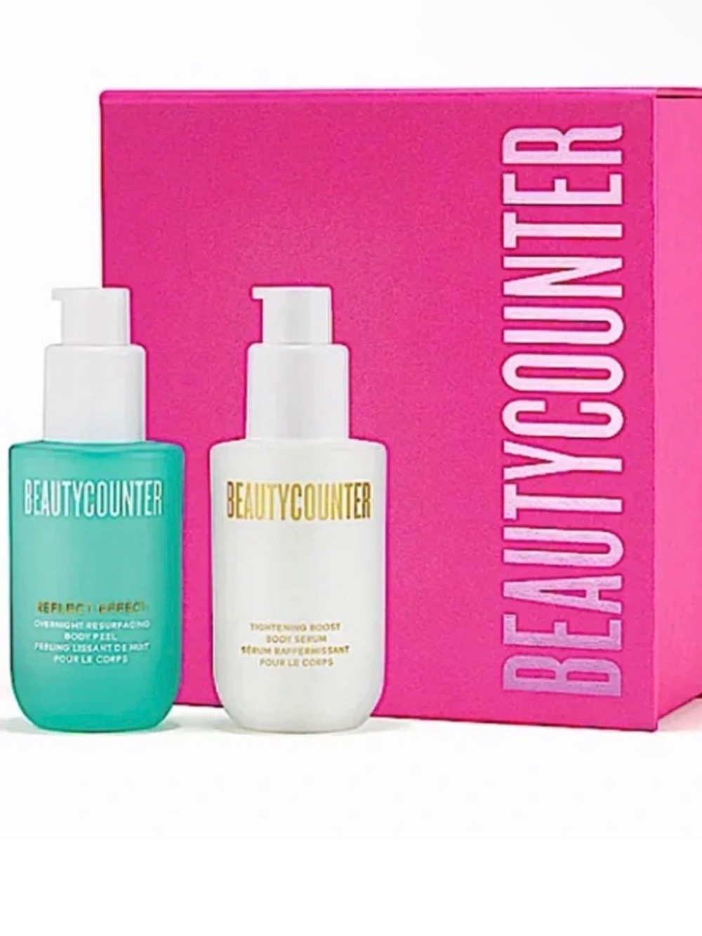 BEAUTYCOUNTER Renew Your Body Duo Reflect Effect Body Peel & Tighten Serum
